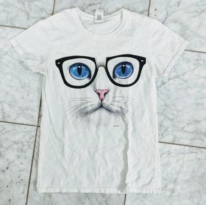 Nerdy Cat Tee